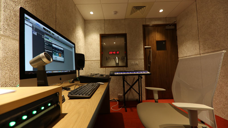 Club FM broadcast studio Kerala