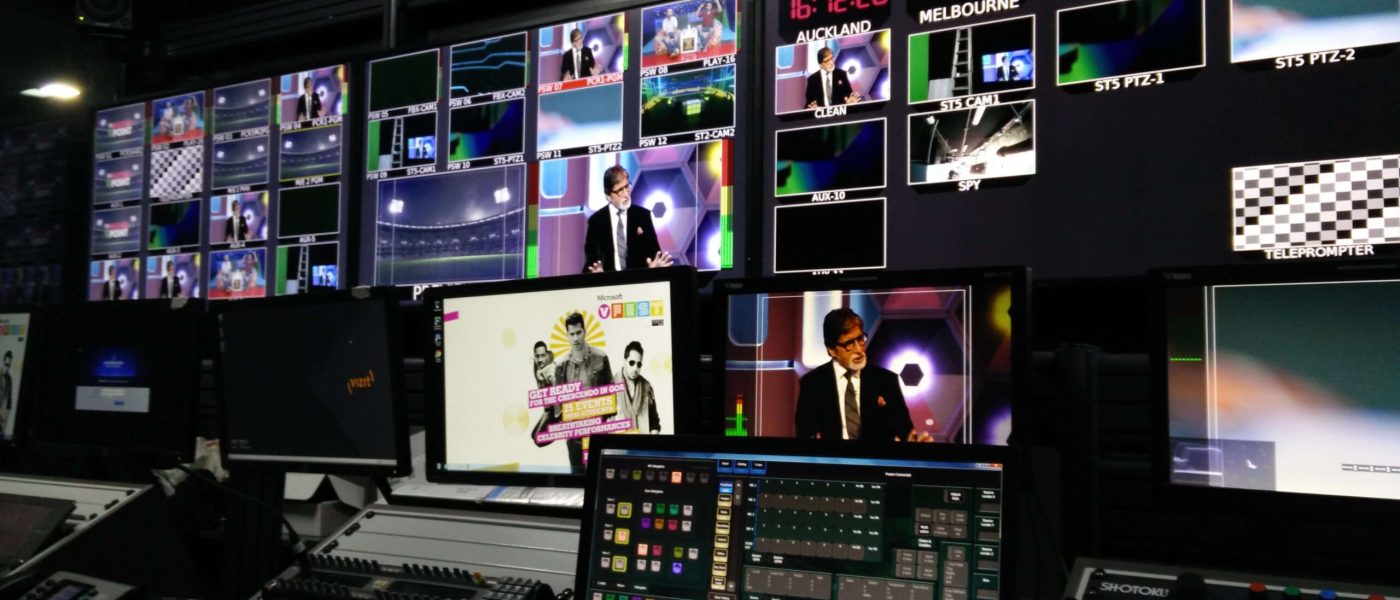 Broadcast System designed and integrated by RGB Broadcasting at Star Sports Studio.